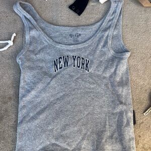 Grey brandy Melville top
